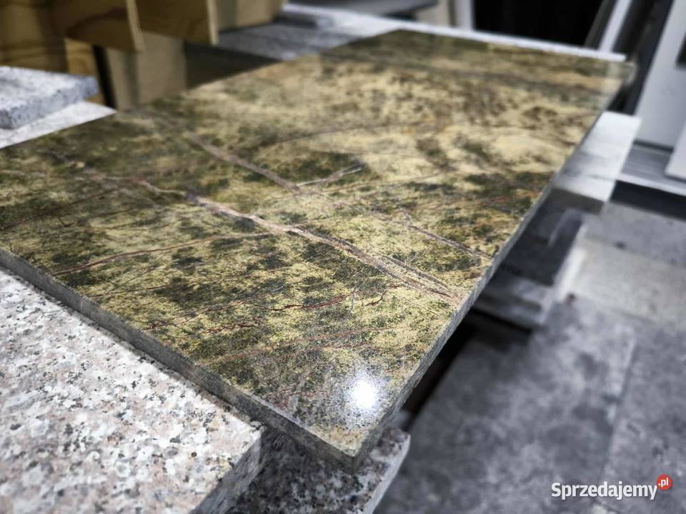 Płytki Marmur Rain Forest Green polerowany sprzedam