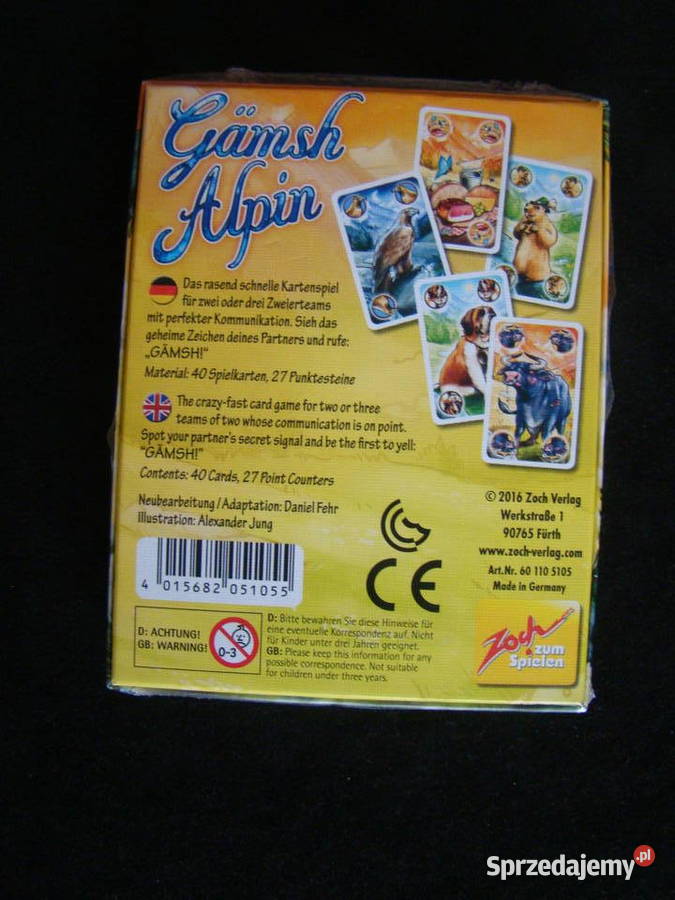 Gamsh Alpin gra planszowa karciana Gmsh Alpin