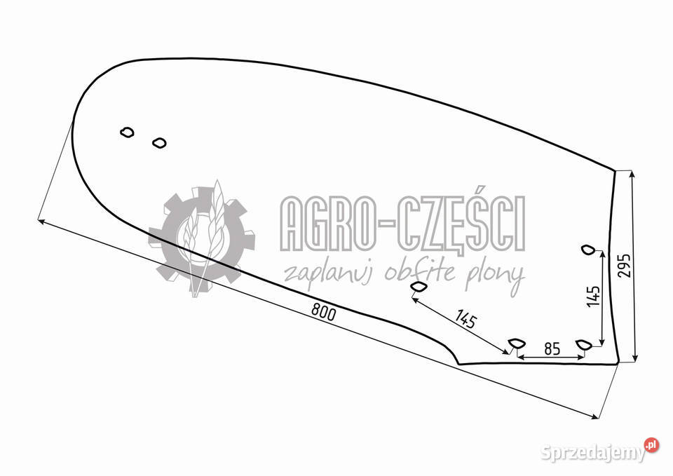 KUHN ODKŁADNICA PRAWA 616190 LEWA 616191 iQ Rolnictwo Skoroszyce