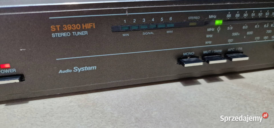 Tunerradio analogowy RFT ST3930 ST 3930 Międzychód