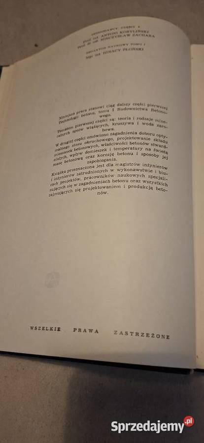 Budownictwo Betonowe T 1 Technologia Betonu