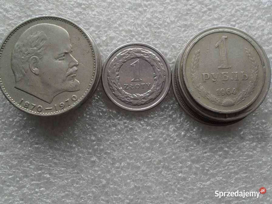 ZSRR Zestaw monet 1 rublowych 8 sztukCCCP Wrocław