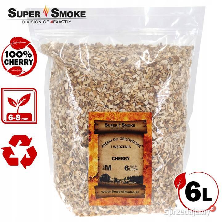 Zrębki Wędzarnicze Super Smoke CHERRY KL08 68mm