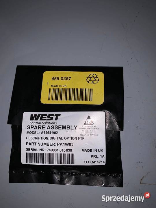 PA1W03 A3964102 West Control Solutions Digital