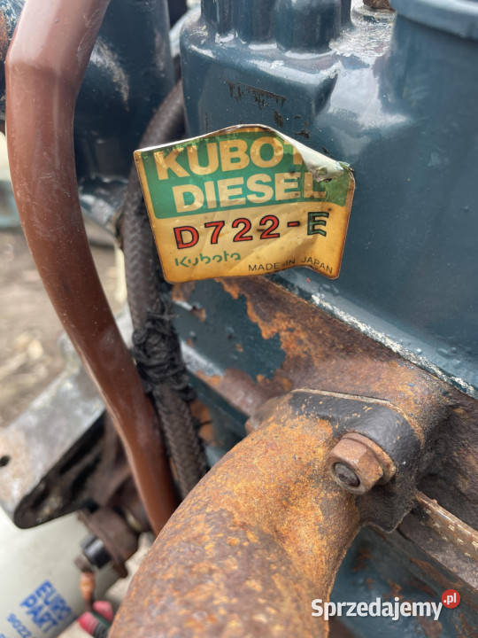 Kubota D722 silniki kompletne Pozostałe wielkopolskie Jastrzębniki