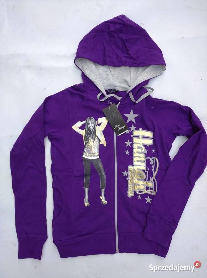 Bluza dziecięca Hannah Montana fioletowy Gniezno