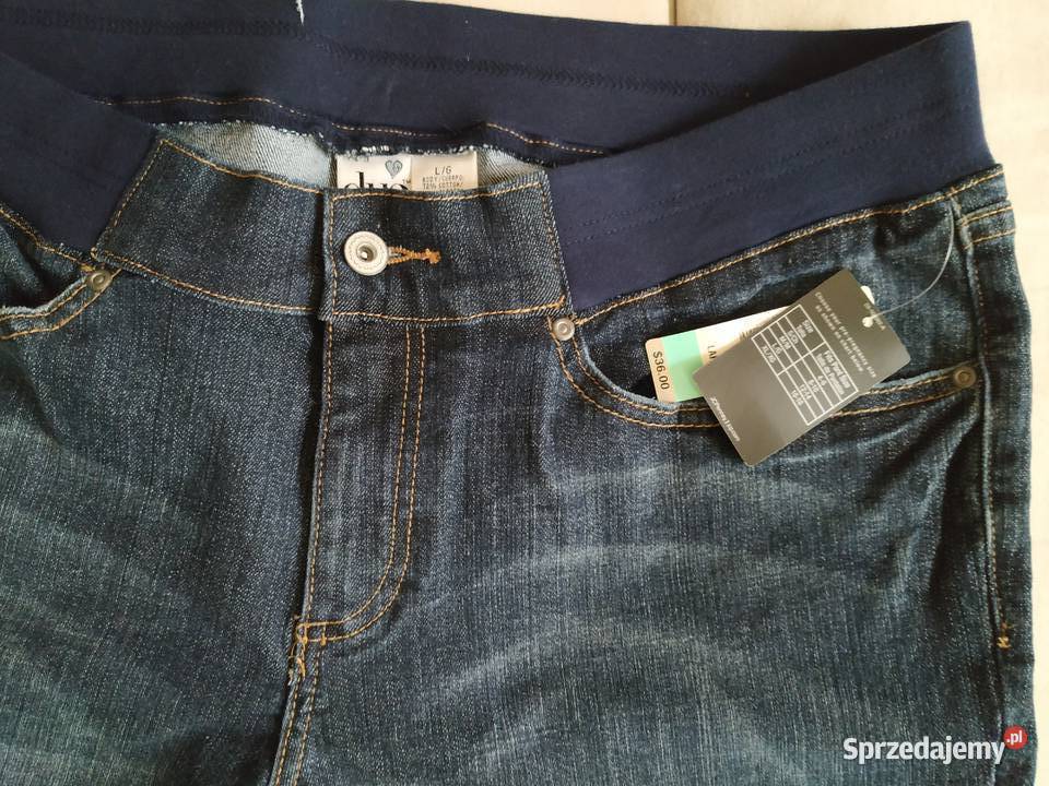 Spodnie bluzka ciążowe rozmiar 4042 jeans Dąbrowa