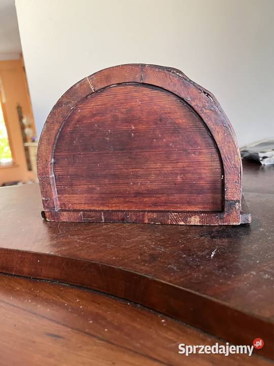 Pojemnik drewniany z klapką Do powieszenia Gdańsk