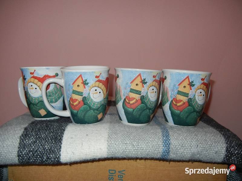 Kubki świąteczne nowe 4 prezent na czasie