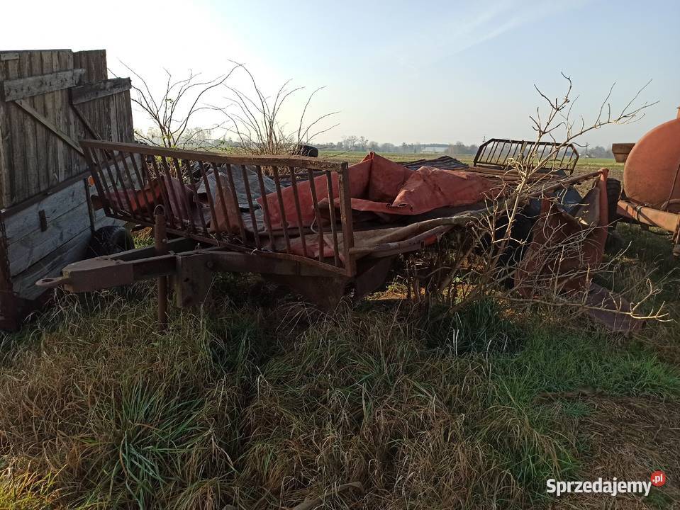 Przyczepa laweta do bel słomy Meszna