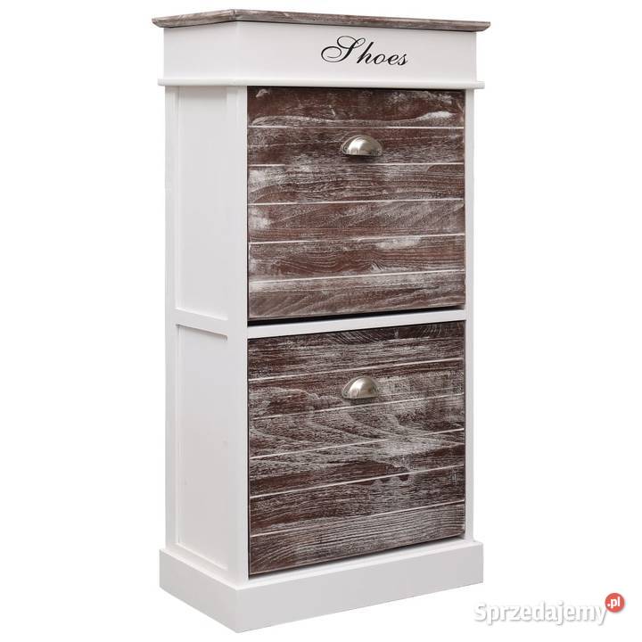 vidaXL Szafka na buty brązowa drewno paulownia Warszawa sprzedam