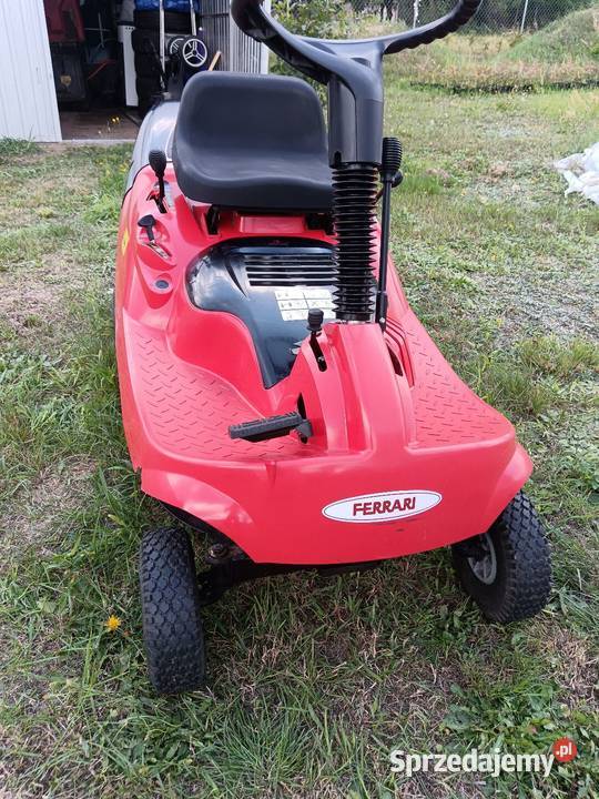 Czerwone Ferrari 663 Traktorek kosiarka Dom i Ogród Nieciecz Włościańska