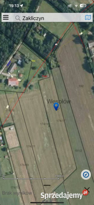 Sprzedam zamienię działkę Małopolska Zakliczyn