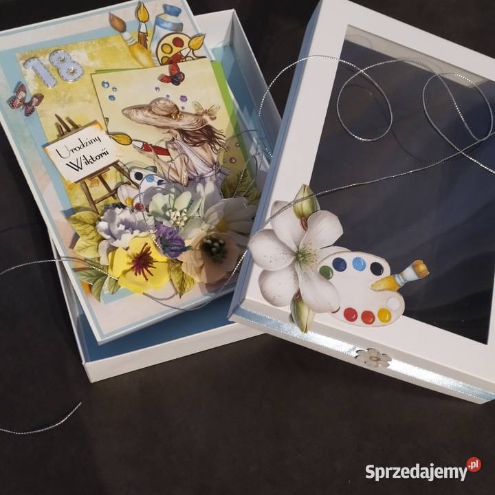 Kartka w pudełku Konin sprzedam