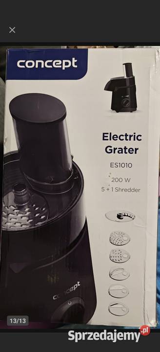 Szatkownica Concept ES1010 200 W AGD drobne