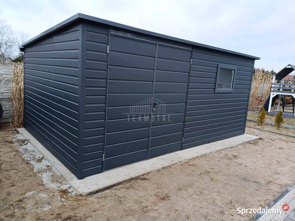 Schowek domek ogrodowy 5x3m Brama dwuskrzydłowa Rybnik