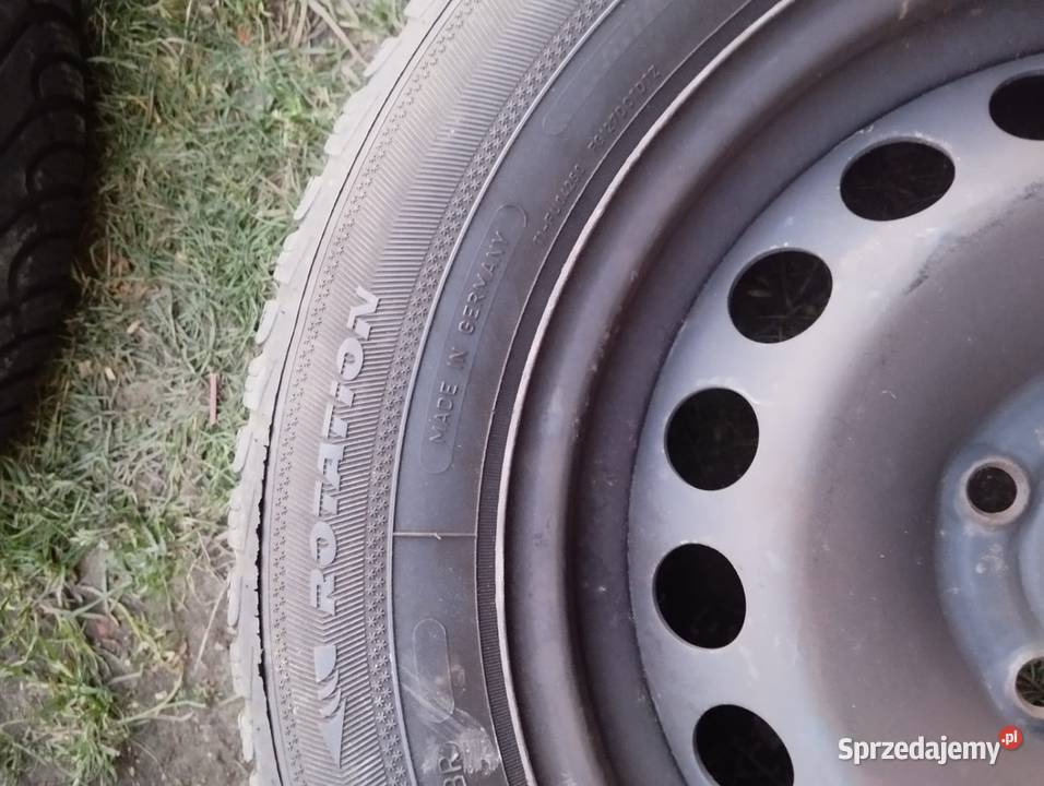 Felgi 15 opony zimowe opel 5x110 stalowe wielkopolskie Skokum