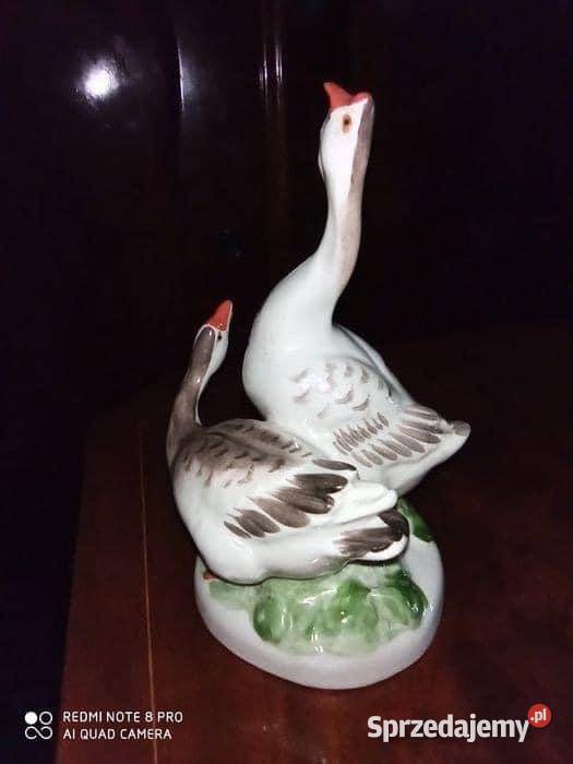 Figurka gęsi Verbilki Made in USSR Gdańsk