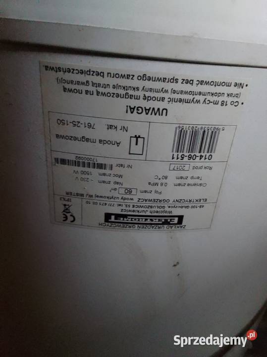 Sprzedam stary bojler elektryczny do naprawy