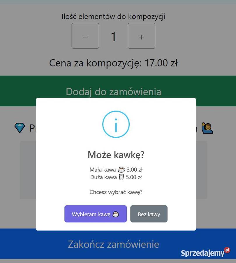 Aplikacja do zamawiania Gofrów KFC czy McDonald Oprogramowanie warmińsko-mazurskie Gołdap sprzedam
