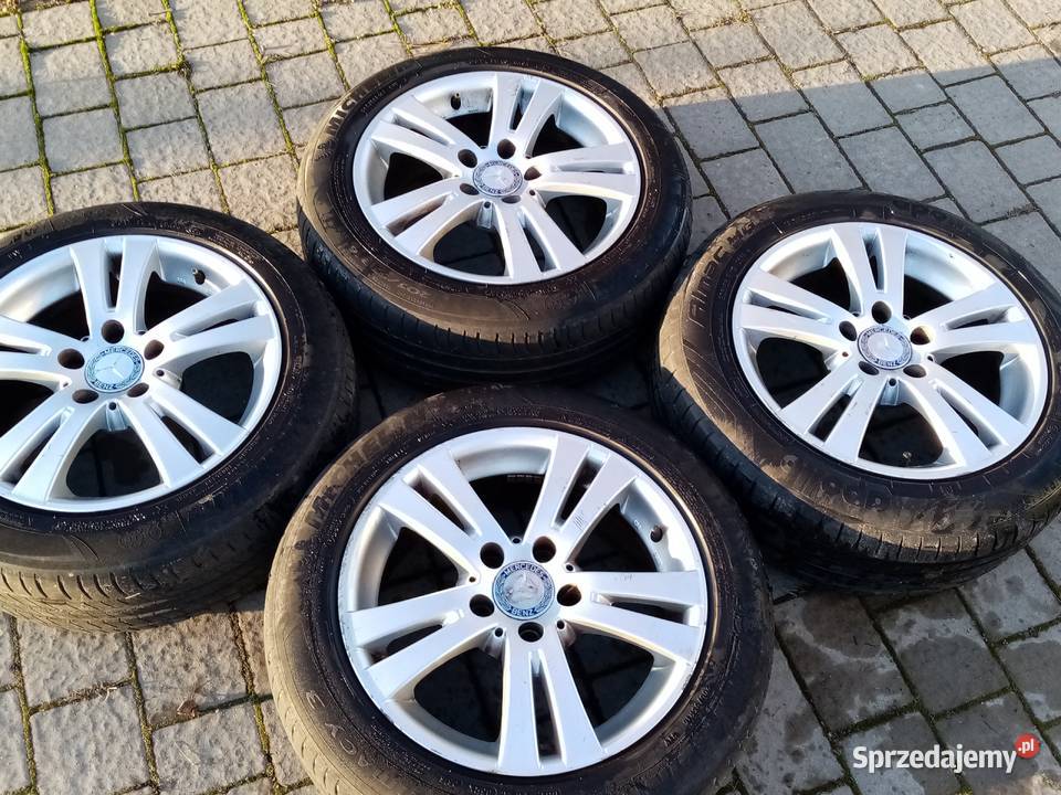 Alufelgi 16 Mercedes 5x112 et 45 opony letnie lubelskie Lublin