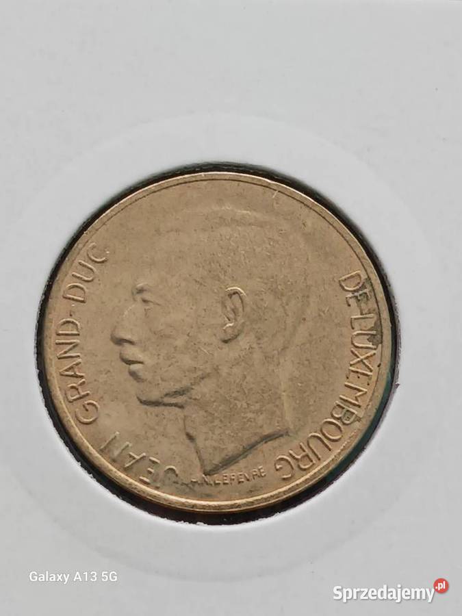 5 Franków Luksemburg 1986 r