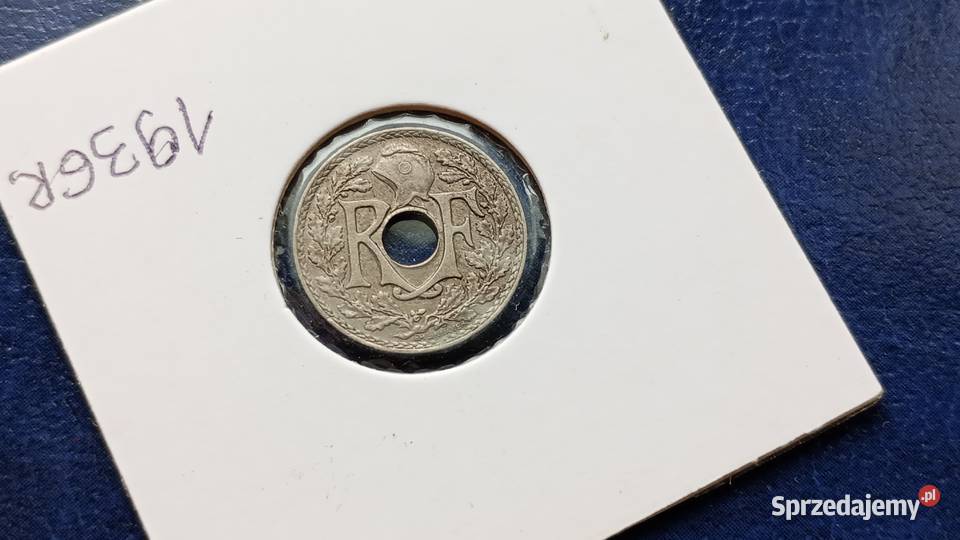 Stare monety 5 centym 1936 Francja Lesko sprzedam