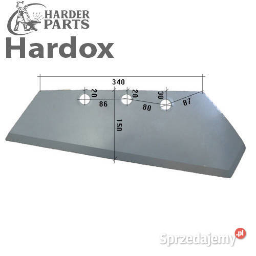 Lemiesz 300hektarów HARDOX 50618P części do Suwałki sprzedam