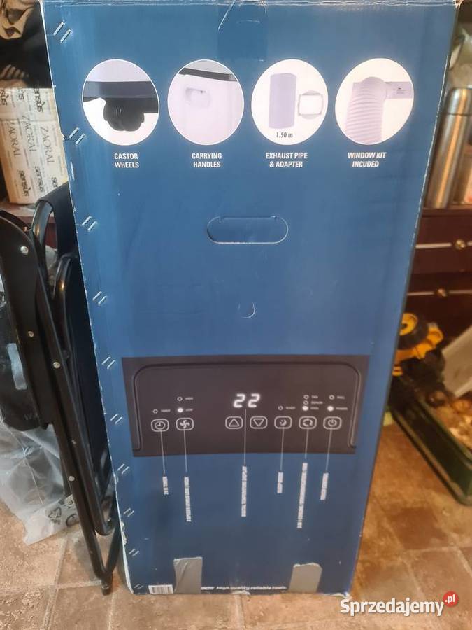Klimatyzator przenośny 9000 BTU Kinzo 1010W Klimatyzatory Turobin
