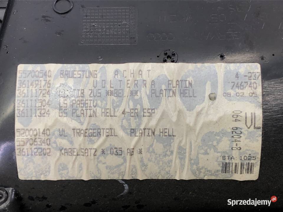 BOCZEK DRZWI LEWY PRZÓD AUDI A4 B7 SedanLimuzyna sprzedam