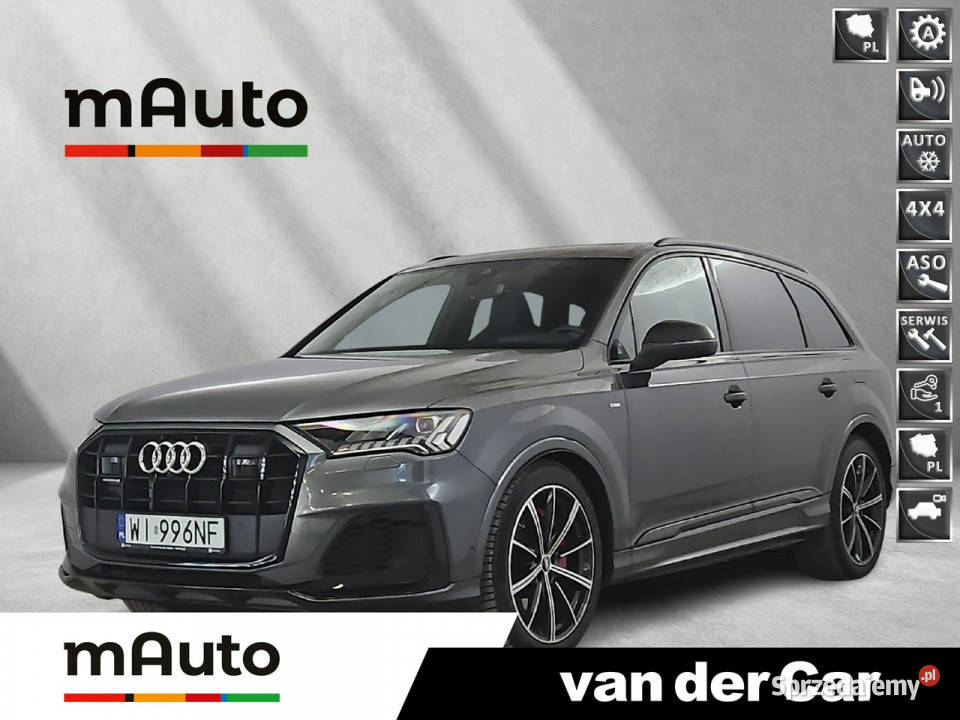 Audi Q7 60 TFSI e Quattro S Line Tiptr Z czujnik parkowania Warszawa sprzedam