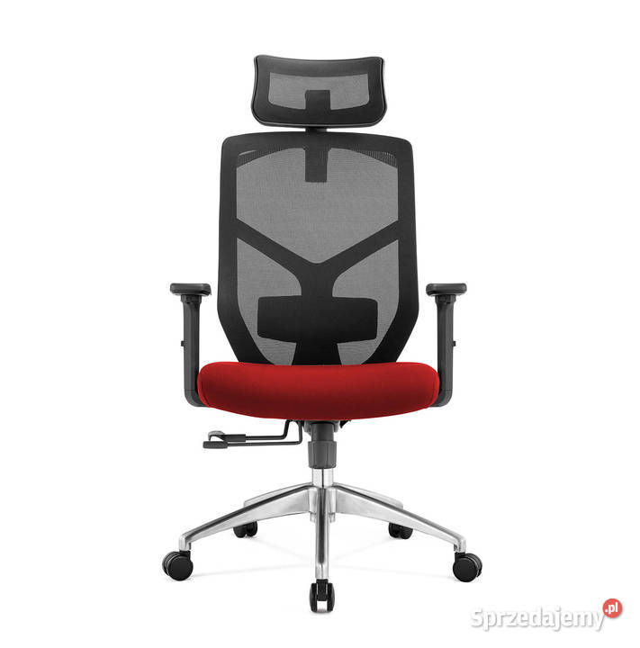 Fotel biurowy ergonomiczny Rosa czerwony ANGEL Fotele i krzesła obrotowe Jarosław