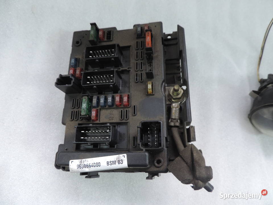 PEUGEOT CITROEN SKRZYNKA MODUŁ BSM 9650664080 układ elektryczny silnika Nowy Sącz