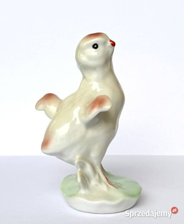 Porcelanowy kurczak pisklę figurka Curtea de małopolskie