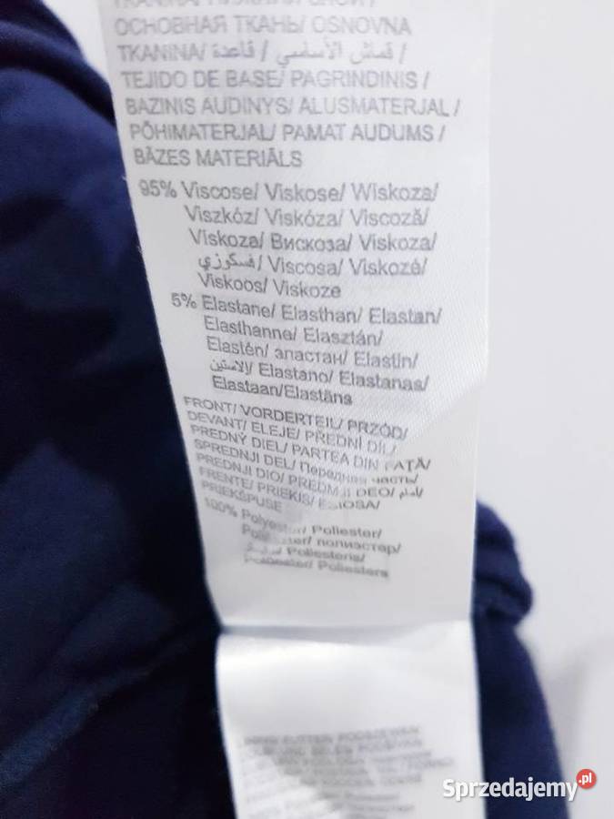 NOWA granatowa damska bluzeczka w kwiaty Orsay śląskie Dąbrowa Górnicza