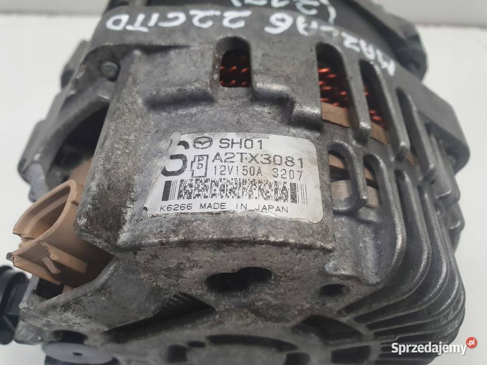 ALTERNATOR Mazda 6 III GJ 22 D A2TX3081