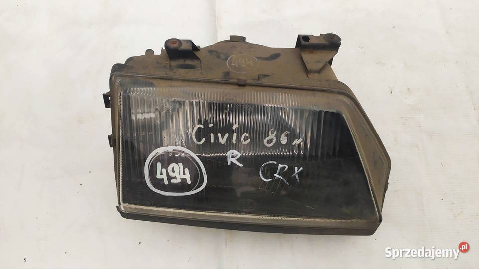 Honda crx 1985 1984 1986 lampa prawa Byków