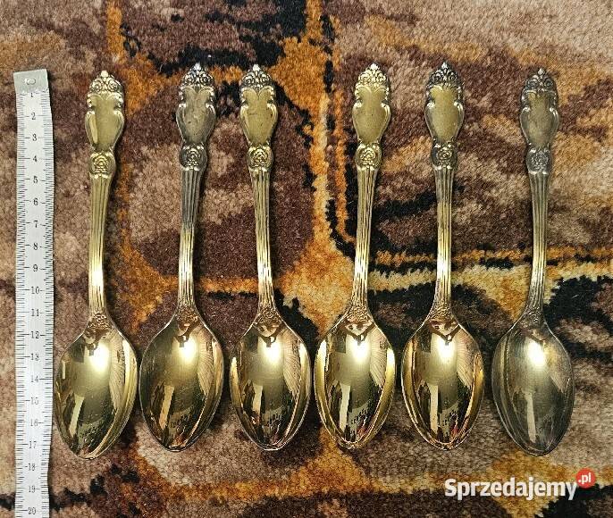 Łyżki ze stali nierdzewnej pozłacane Katowice
