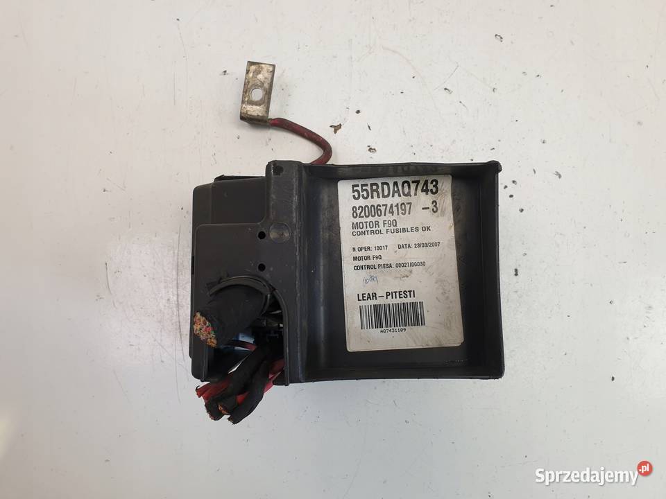 Renault Laguna II 19 DCI SKRZYNKA BEZPIECZNIKÓW osobowe Rudka