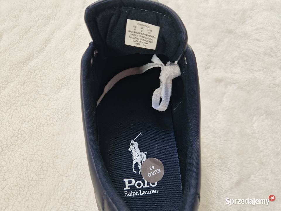 Nowe granatowe buty męskie Sneakersy Polo Ralph Bibice sprzedam