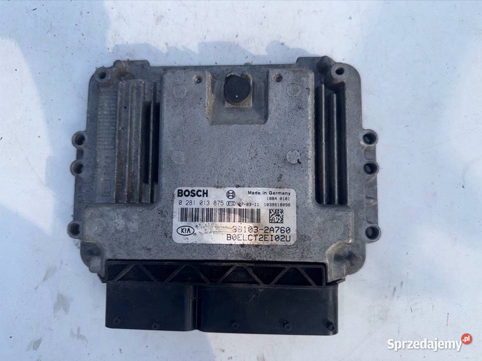 Komputer moduł silnika 0 281 013 875 810 Kia osobowe Ostrów Wielkopolski