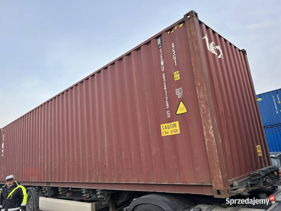 Kontener magazynowy 40HC używany 12 m Gdynia