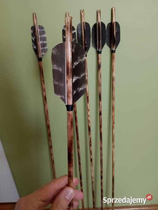 Drewniane strzały do łuku ręcznie robione Dębica