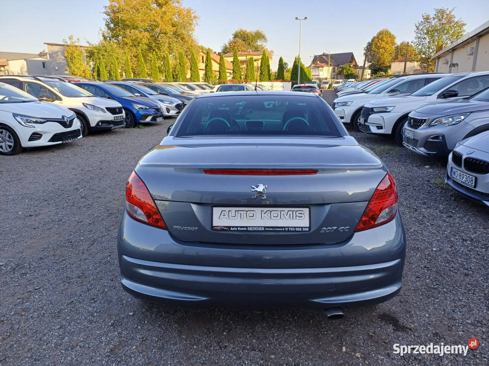 Peugeot 207 CC 16 VTIPREMIUM1 włSkóra Grzane manualna małopolskie Chrzanów