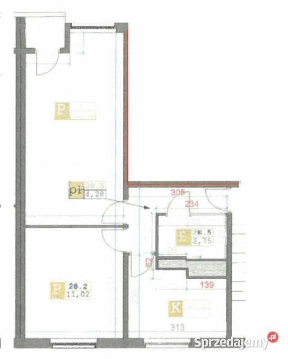 Mieszkanie w Wejherowie do remontu Rok budowy 1971 pomorskie Wejherowo sprzedam