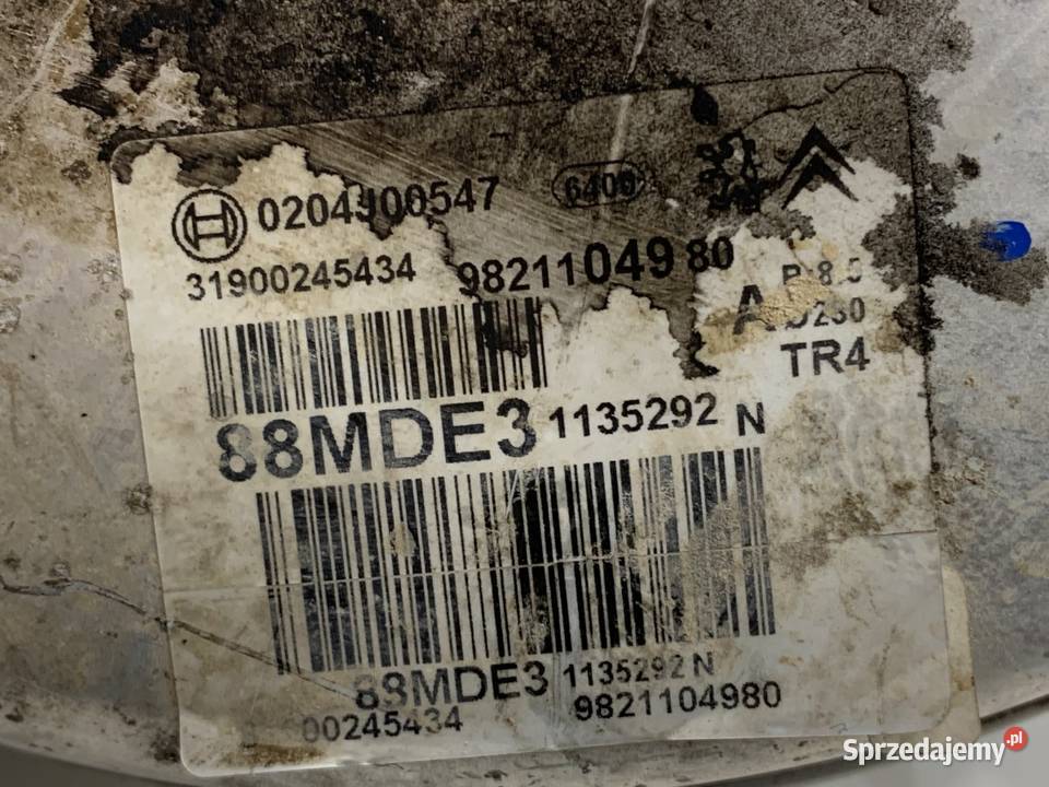 SERWO HAMULCOWE CITROEN BERLINGO III 9821104980