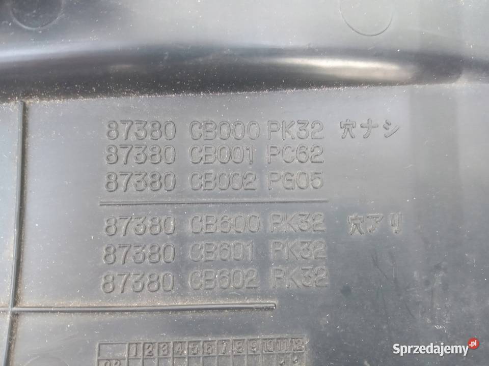 OSŁONA FOTELA PANEL STEROWANIA NISSAN MURANO Z50 Nowy Tomyśl