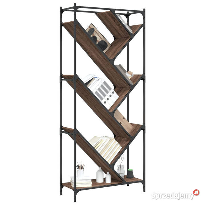 Regał brązowy dąb 79x30x180 materiał mazowieckie Warszawa sprzedam