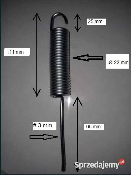Sprężyna korektora siły hamowania Citroen