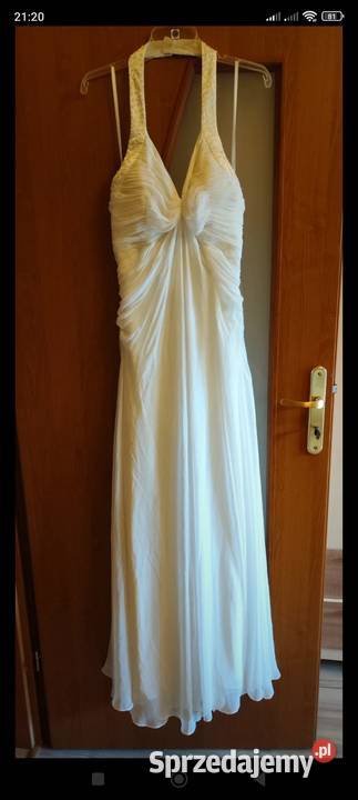 Zjawiskowa Długa Sukienka Wieczorowa Patrizia Kostrza